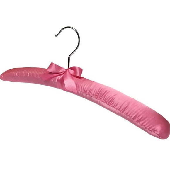 Richards 6 PCS 15" Satin Padded wood hangers Dress Lingerie Bridal Clothes - Picture 6 of 6